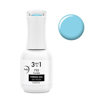 Looky Vernis Gel 3 en 1 #732 Coralie (Collection Sunset)