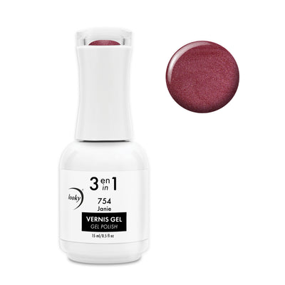 Looky Vernis Gel 3 en 1 #754 Janie (Collection Chic Vignoble)