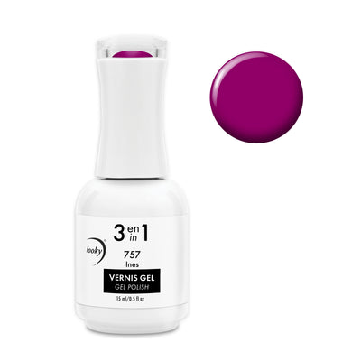 Looky Vernis Gel 3 en 1 #757 Ines (Collection Chic Vignoble)