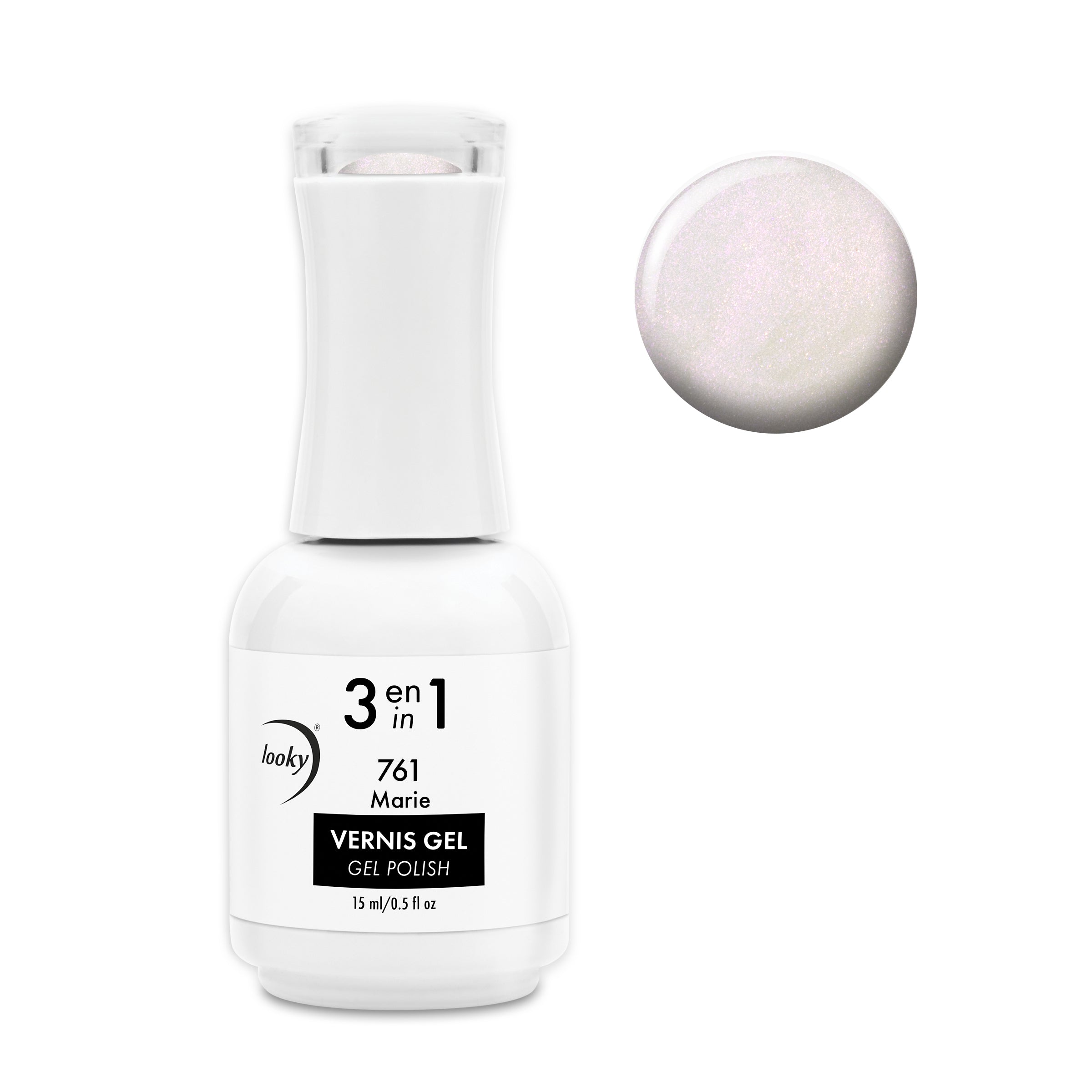 Looky Vernis Gel 3 en 1 #761 Marie (Collection Chic Vignoble)