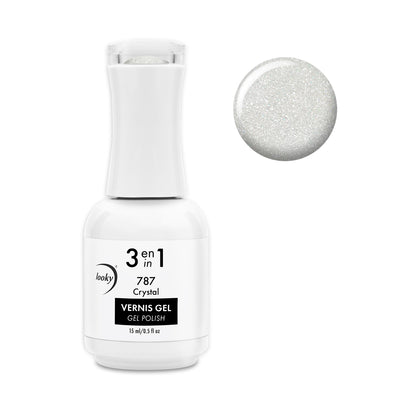 Looky Vernis Gel 3 en 1 #787 Crystal (Collection Champagne) (EXCLUSIVITÉ WEB)