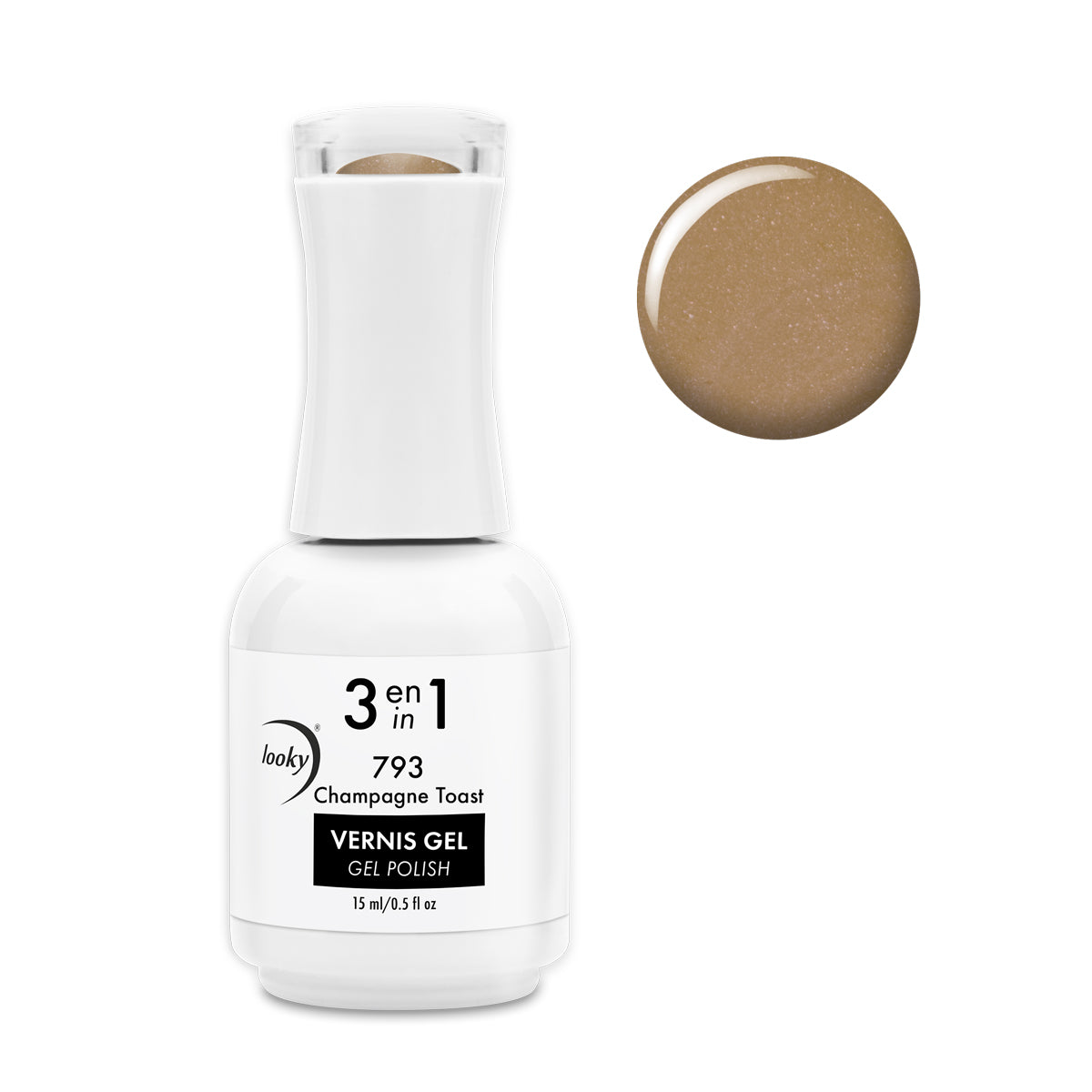 3 in 1 Gel Nail Polish #793 Champagne Toast (Champagne Collection)
