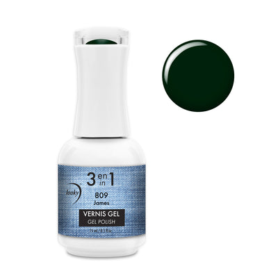 Looky Vernis Gel 3 en 1 #809 James (Collection MANucure) (EXCLUSIVITÉ WEB)