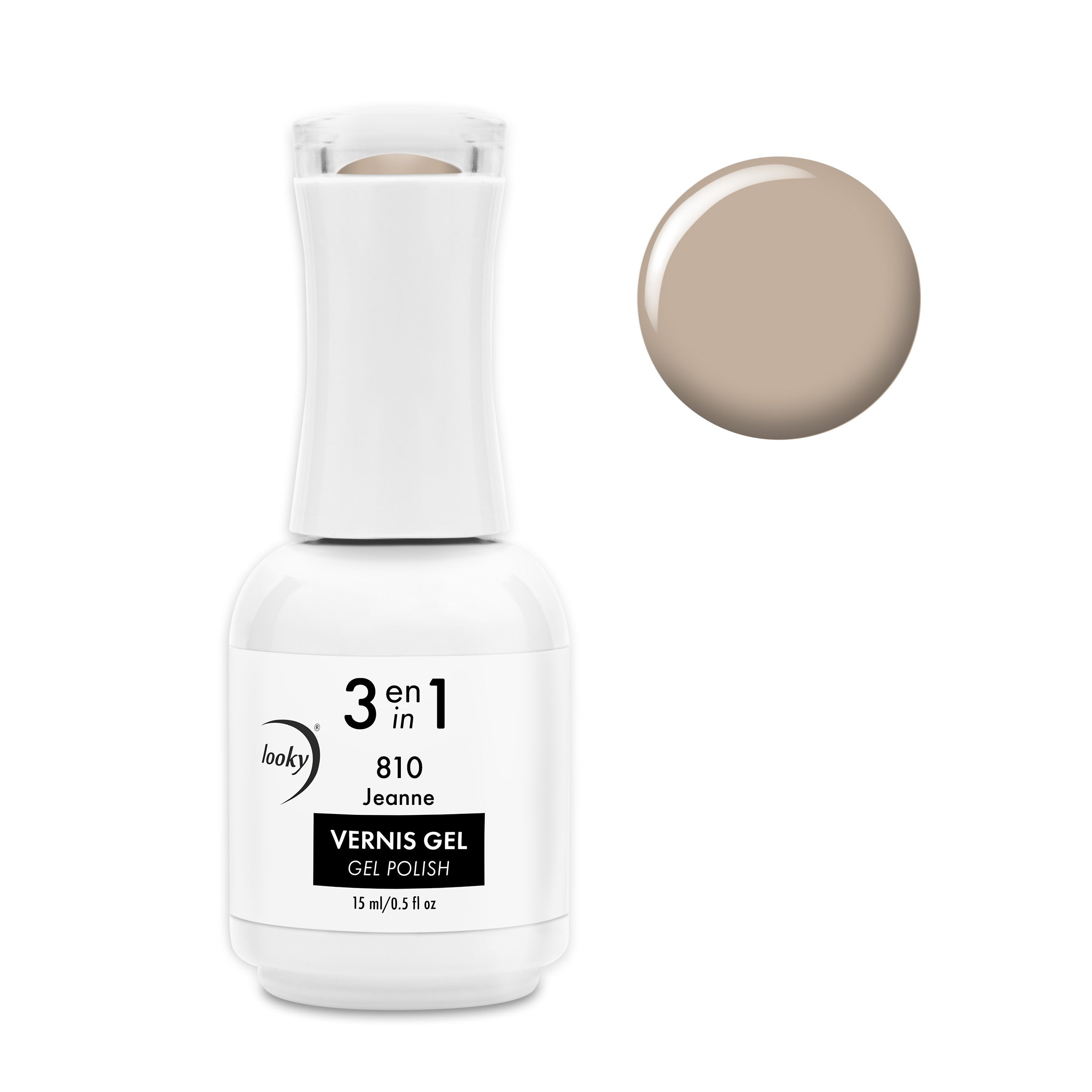 Looky Vernis Gel 3 en 1 #810 Jeanne (Collection Après-Ski)