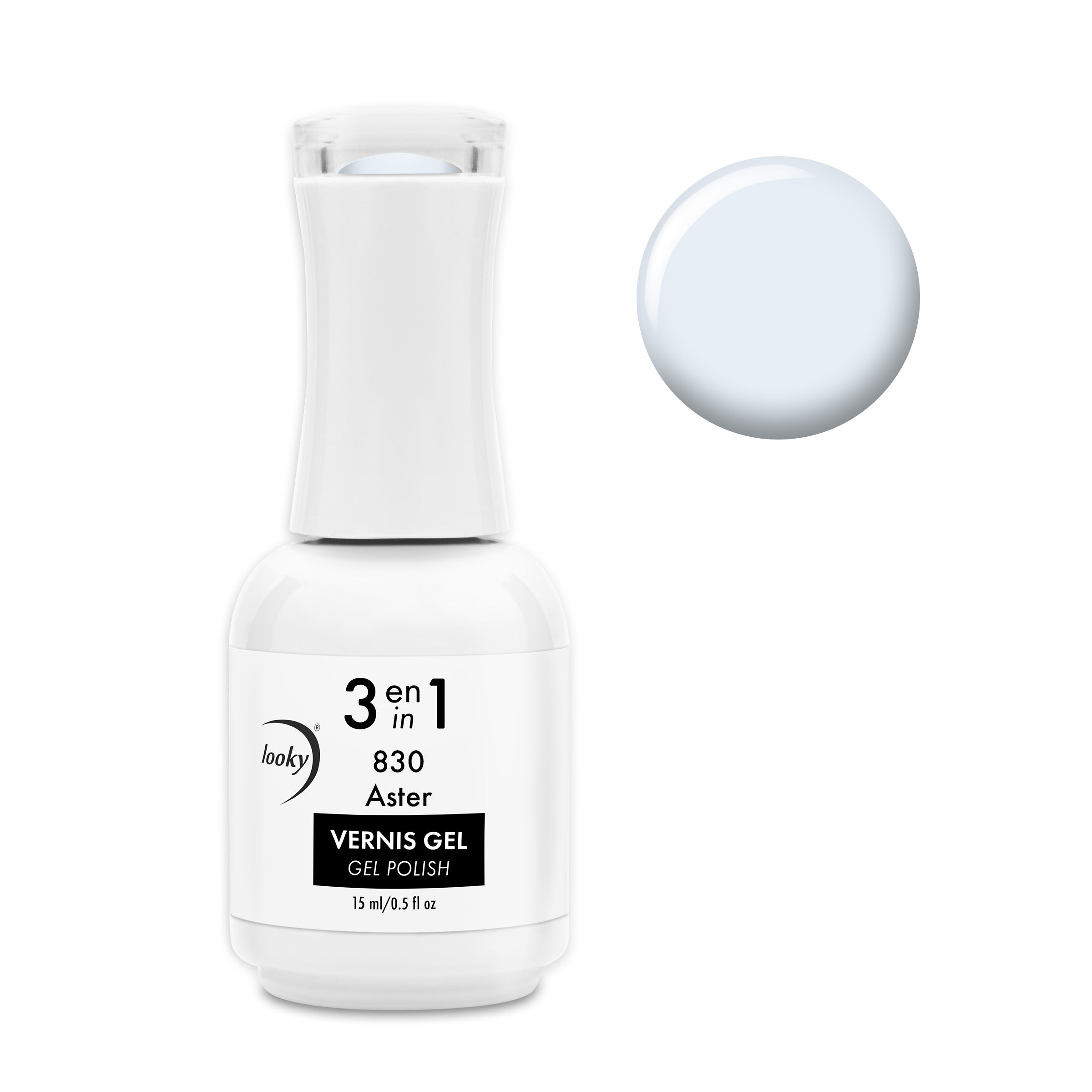 Looky Vernis Gel 3 en 1 #830 Aster (Collection Effluves de Printemps)
