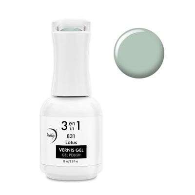 Looky Vernis Gel 3 en 1 #831 Lotus (Collection Effluves de Printemps)
