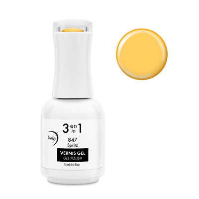 Looky Vernis Gel 3 en 1 #847 Spritz (Collection Happy Hour) (Translucide)