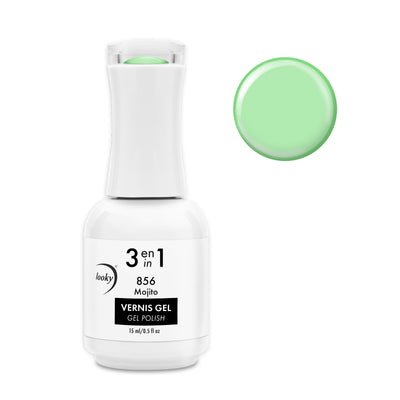 Looky Vernis Gel 3 en 1 #856 Mojito (Collection Happy Hour) (Translucide)