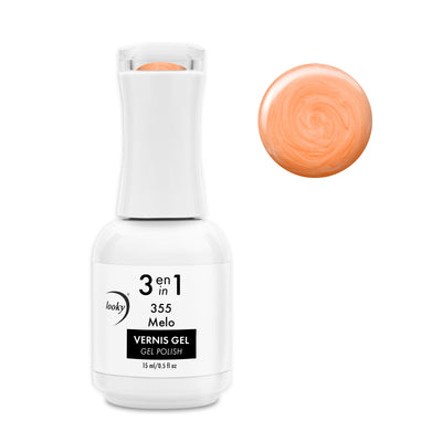Looky Vernis Gel 3 en 1 #355 Melo (Collection Nacre de Perle)