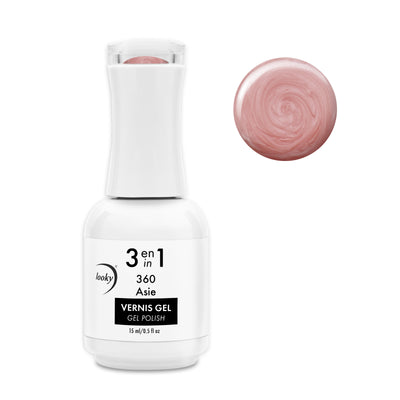 Looky Vernis Gel 3 en 1 #360 Asie (Collection Nacre de Perle) (EXCLUSIVITÉ WEB)