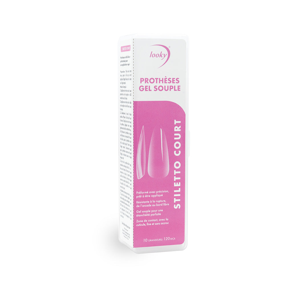 Looky Prothèses en Gel Souple Stiletto Court