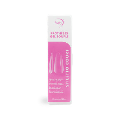 Looky Prothèses en Gel Souple Stiletto Court