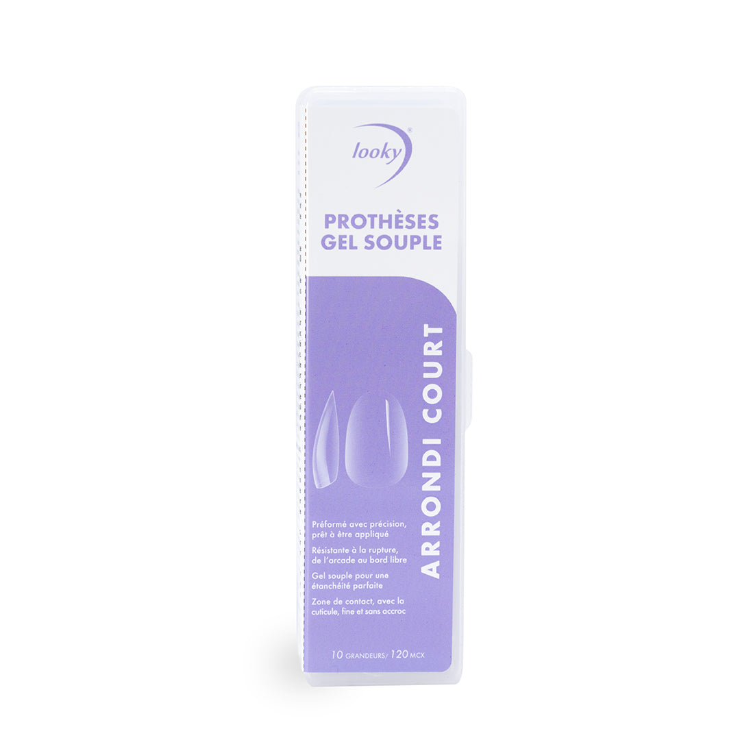 Looky Prothèses en Gel Souple Arrondie Court