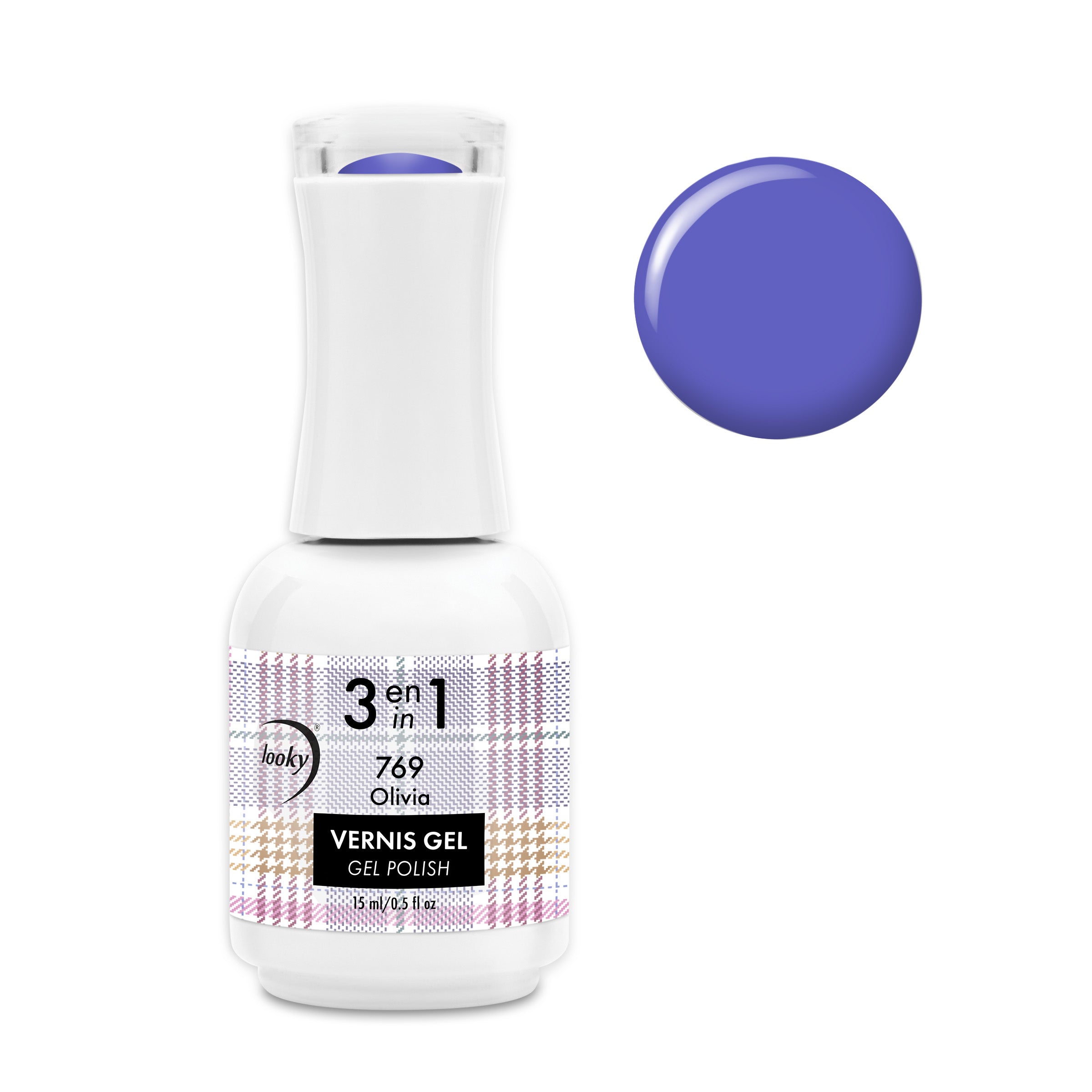Looky Vernis Gel 3 en 1 #769 Olivia (Collection Automne)